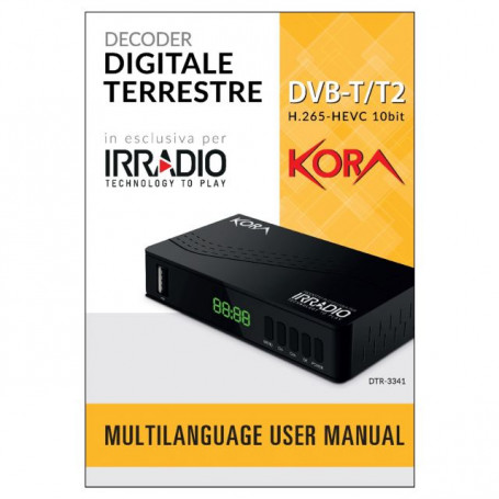 Sintonizador digital terrestre DVB-T2 H.265 HEVC Nordmende