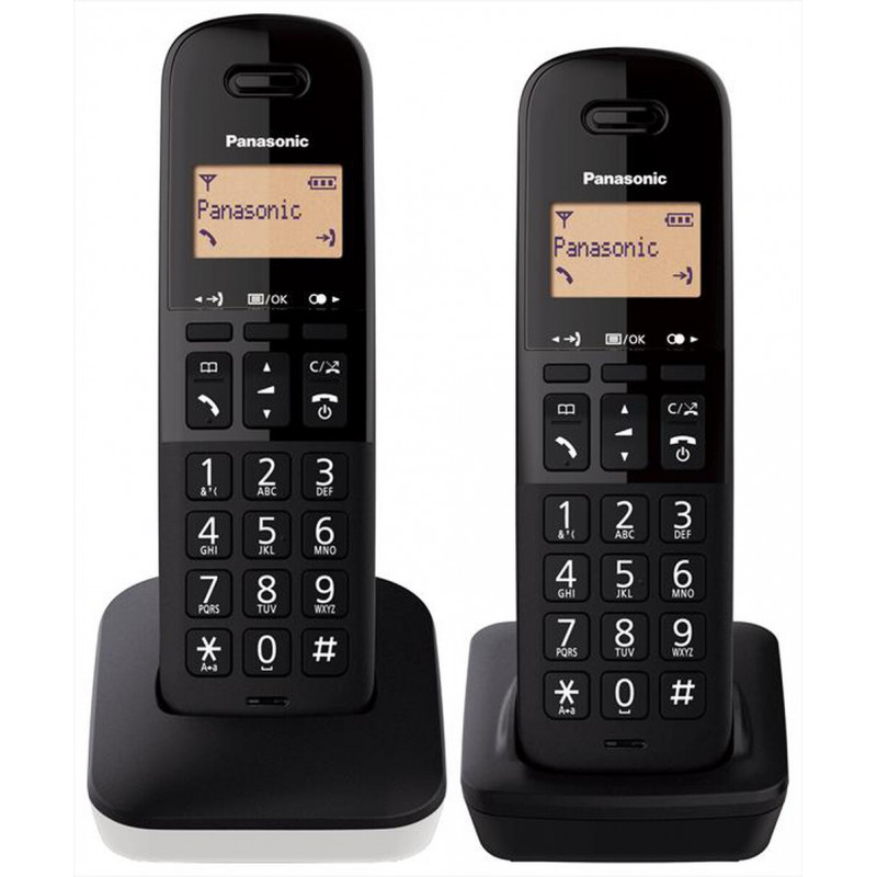 PANASONIC TGB612JTW CORDLESS 1,4 DECT DUO BLOCCO INDESIDERATI